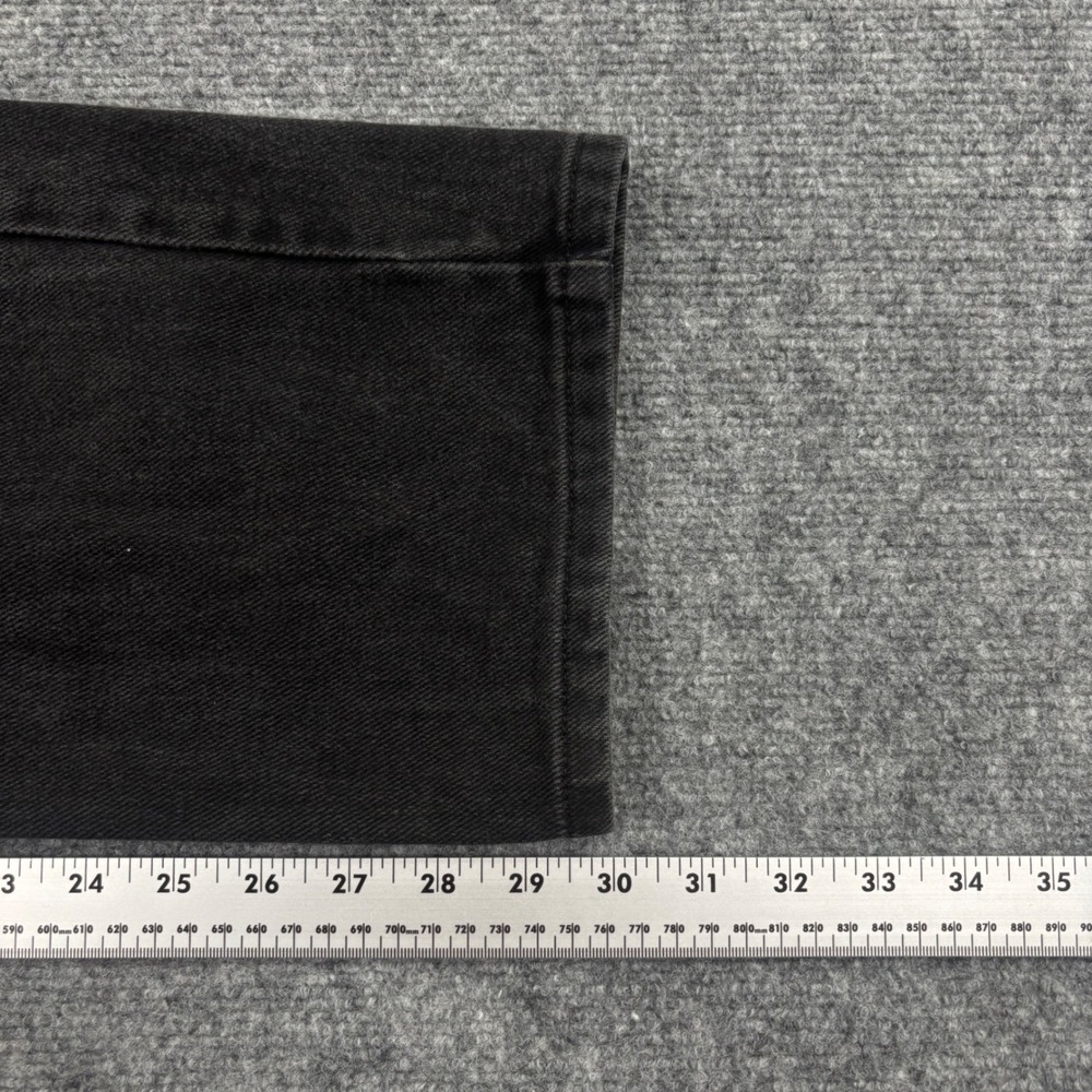 Lee Regular Fit Jeans 34W x 30L Black Straight Leg 100% Cotton Denim Men's - Picture 8 of 8